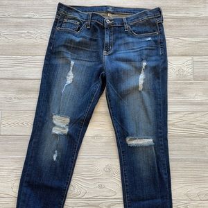 Just Black distressed denim